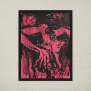 Suffering #1 - Framed canvas