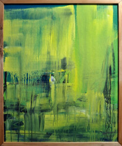 Acrylic on Canvas, 50 cm x 60 cm, 2025 - Abi Afandi Abstract Acrylic painting, 50 by 60 centimeters, created in 2025 - Abi Afandi